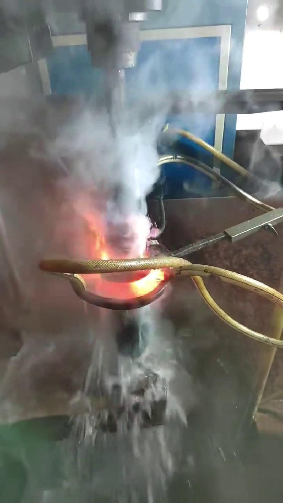 軸類淬火機床 超音頻榴莲视频色在线观看加熱電源加PLC控製程序 淬火更精準