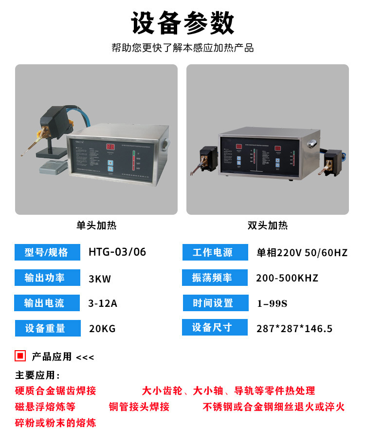 超高頻榴莲视频色在线观看加熱設備HTG-03/03A/03AC(圖2)